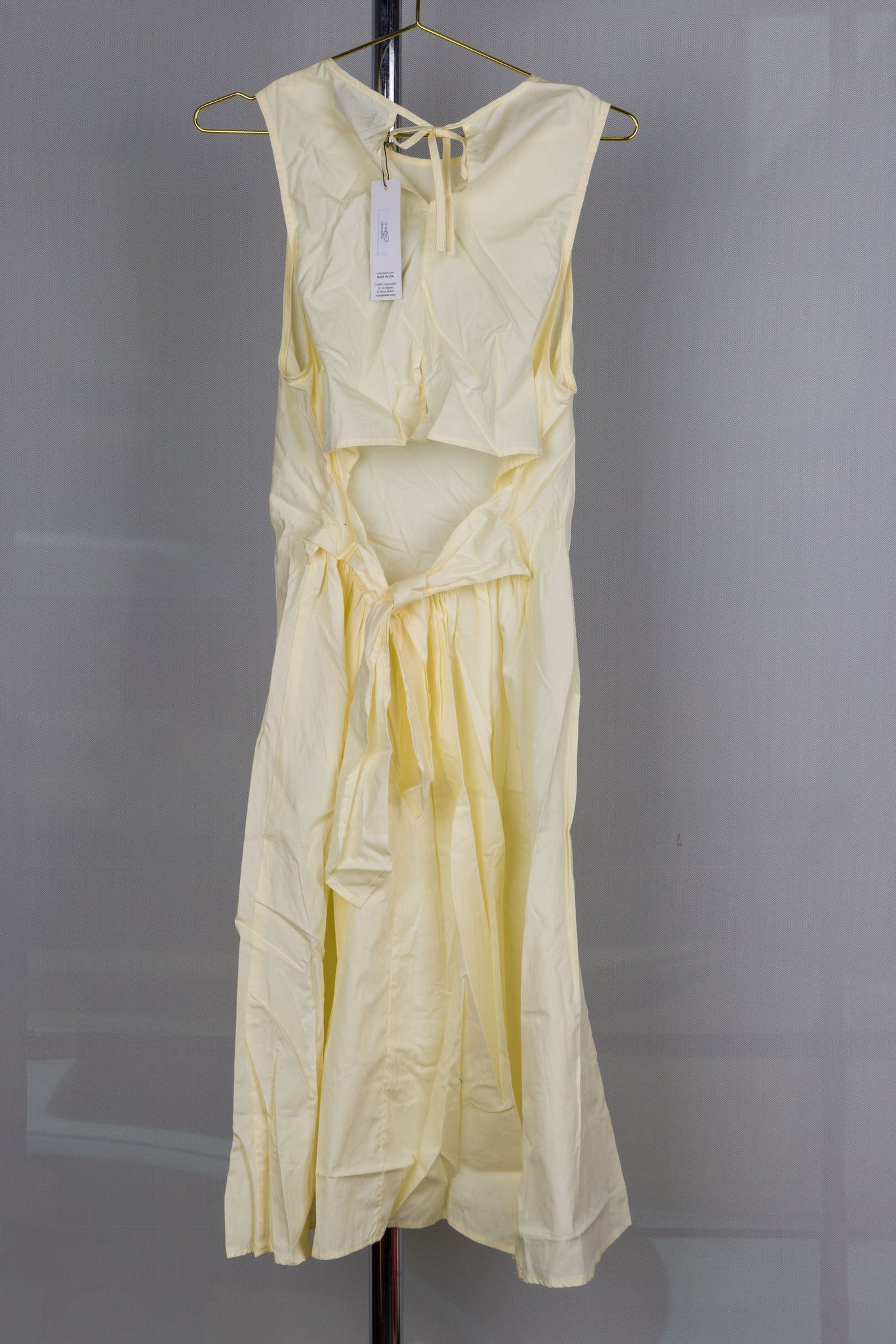 SAMPLE - Open Tie Back Dress in XS/S