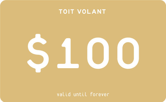 Toit Volant Gift Card