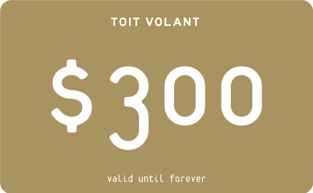 Toit Volant Gift Card