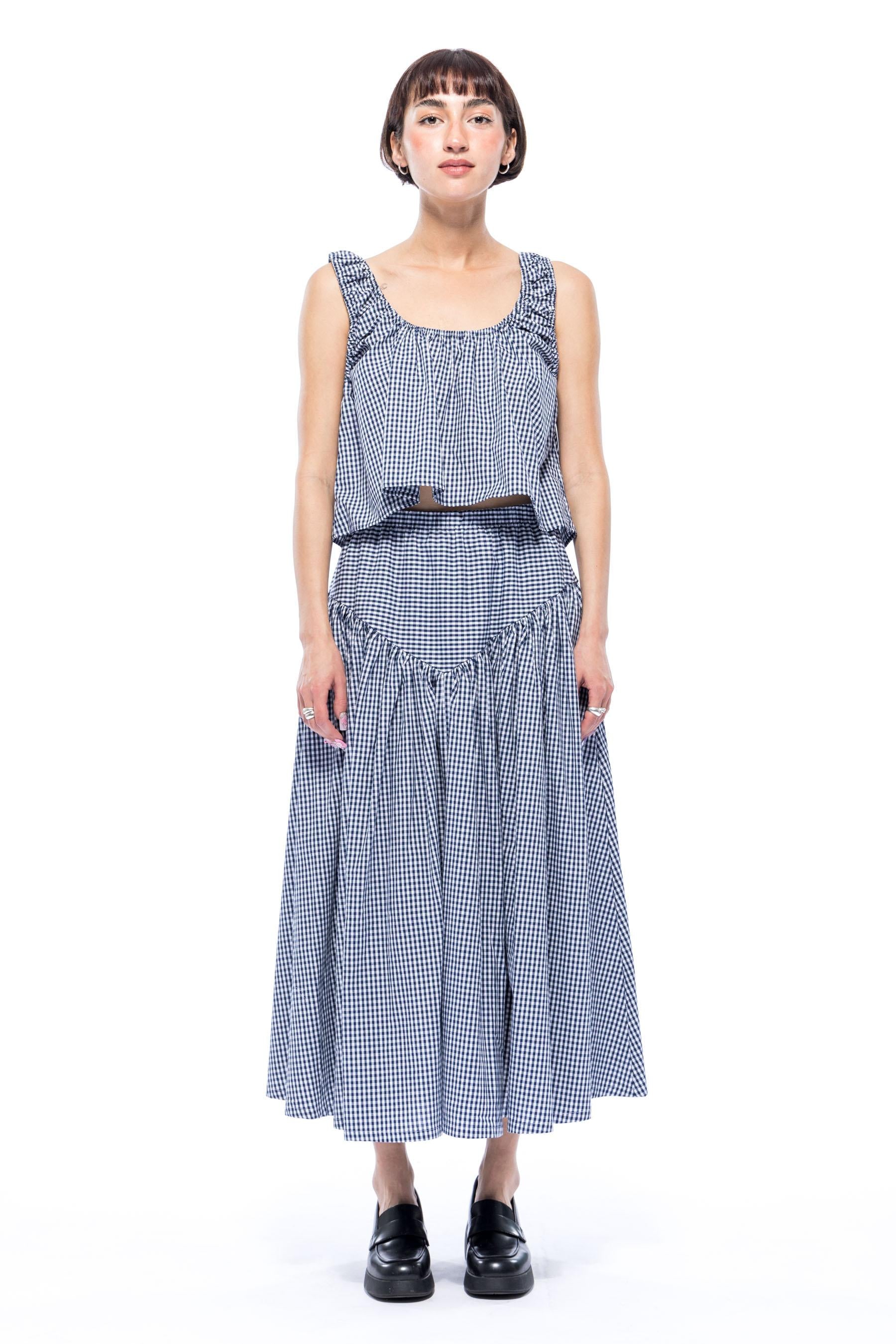 Zadie distressed denim clearance skirt